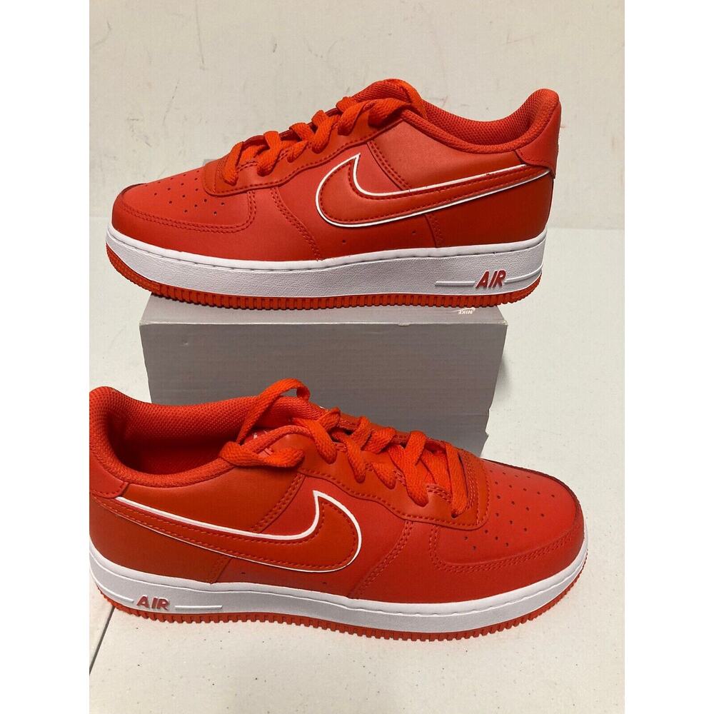 Nike Air Force 1 Low LV8 GS Picante Red White DX5805 600 - SIZE 6Y / 7.5 WOMENS - Picture 8 of 8